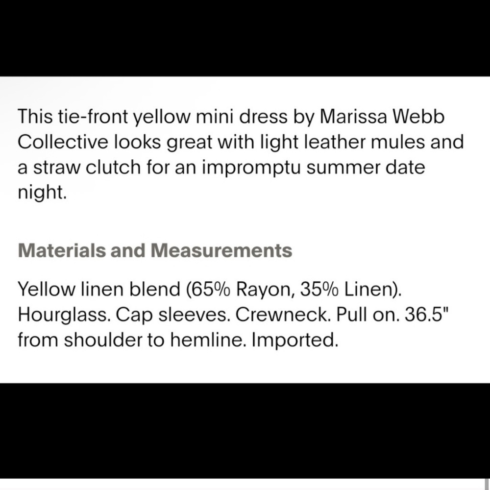 MARISSA WEBB COLLECTIVE Cutout Mini Dress Size 2 - Picture 5 of 5